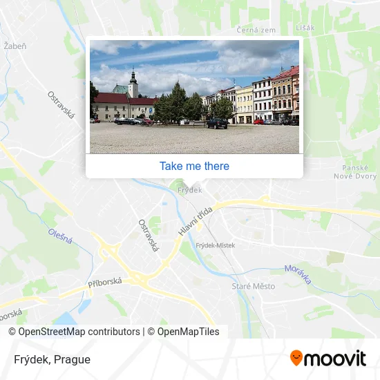 Карта Frýdek