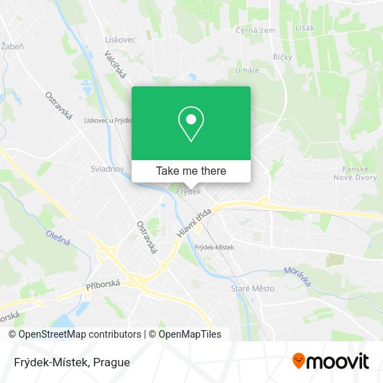Frýdek-Místek map