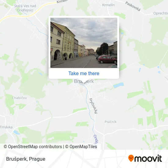 Карта Brušperk