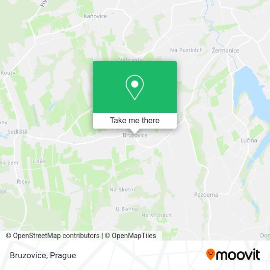 Карта Bruzovice