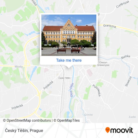 Český Těšín map