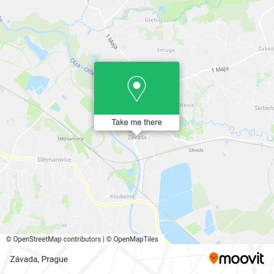 Карта Závada