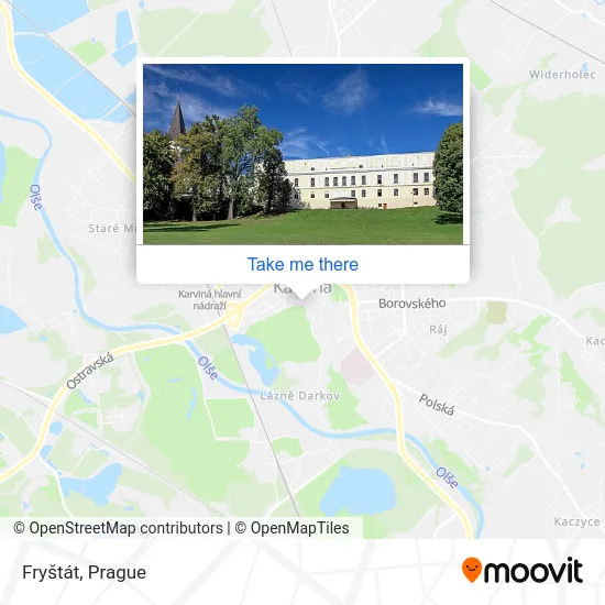 Карта Fryštát