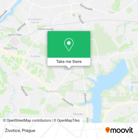 Životice map