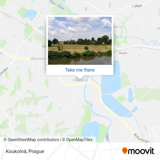 Карта Koukolná