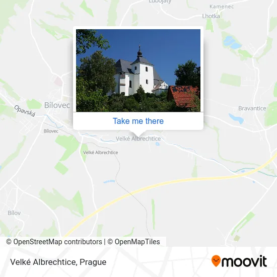 Карта Velké Albrechtice