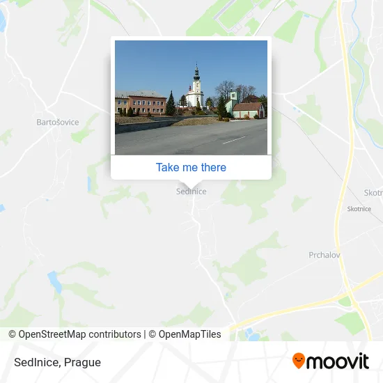 Карта Sedlnice
