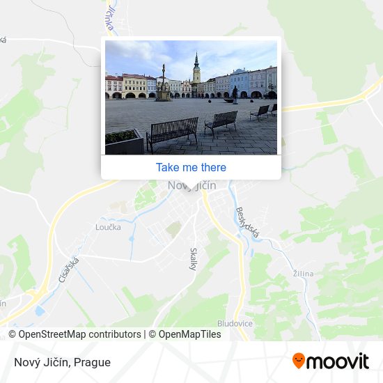 Nový Jičín map