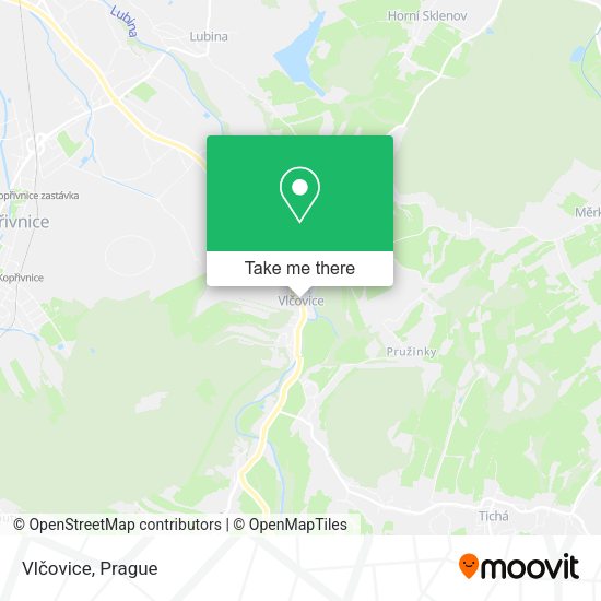 Карта Vlčovice