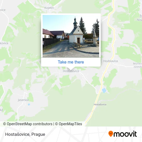 Карта Hostašovice