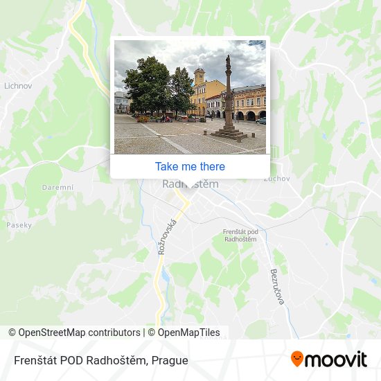 Frenštát POD Radhoštěm map