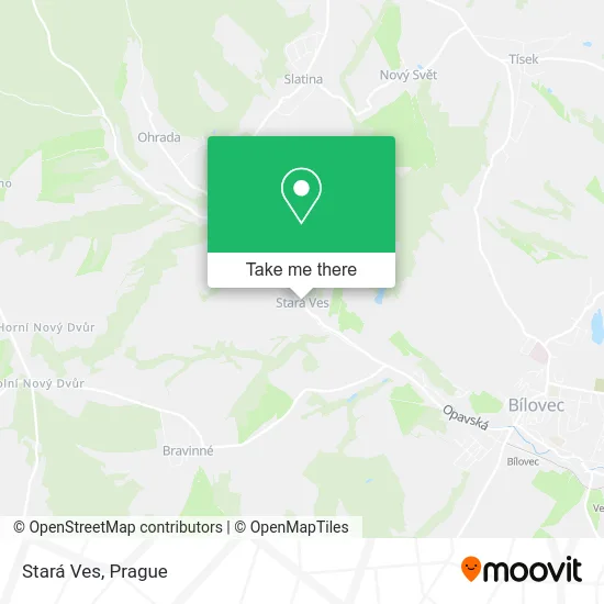 Карта Stará Ves