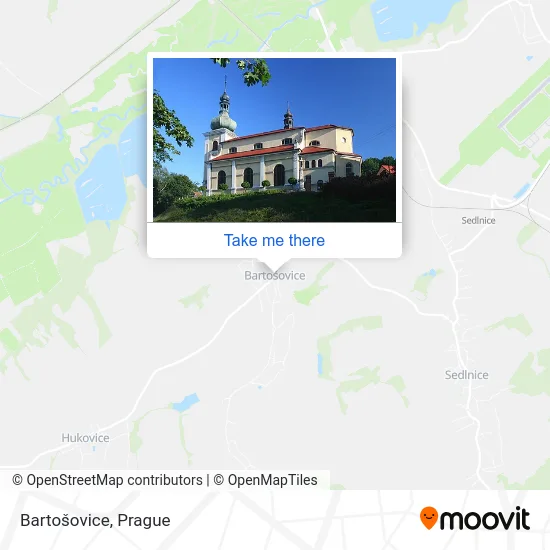 Карта Bartošovice