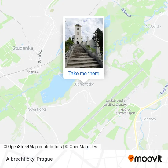 Карта Albrechtičky