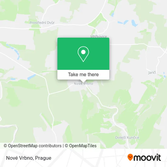 Карта Nové Vrbno