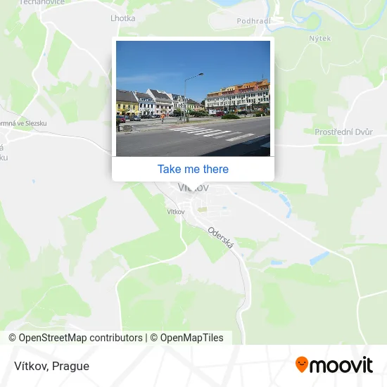 Карта Vítkov