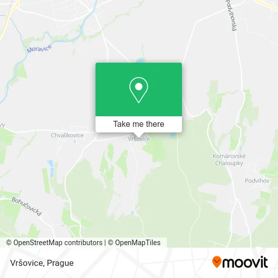 Карта Vršovice