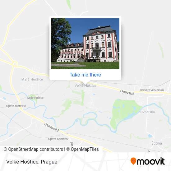 Карта Velké Hoštice