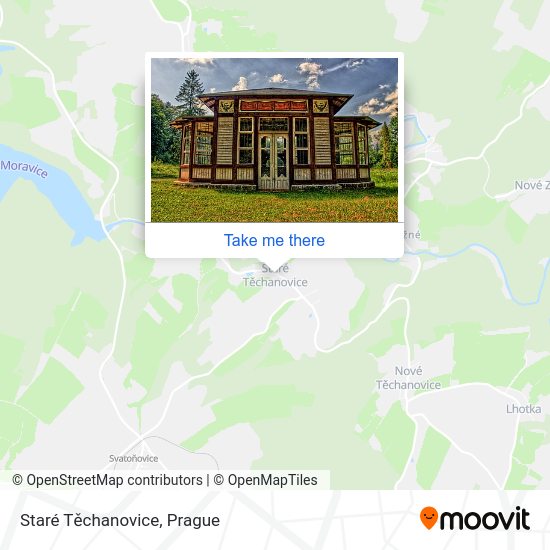 Staré Těchanovice map
