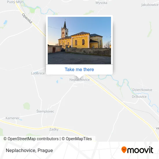 Карта Neplachovice