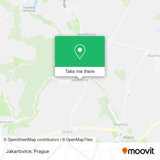 Карта Jakartovice