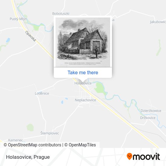 Карта Holasovice