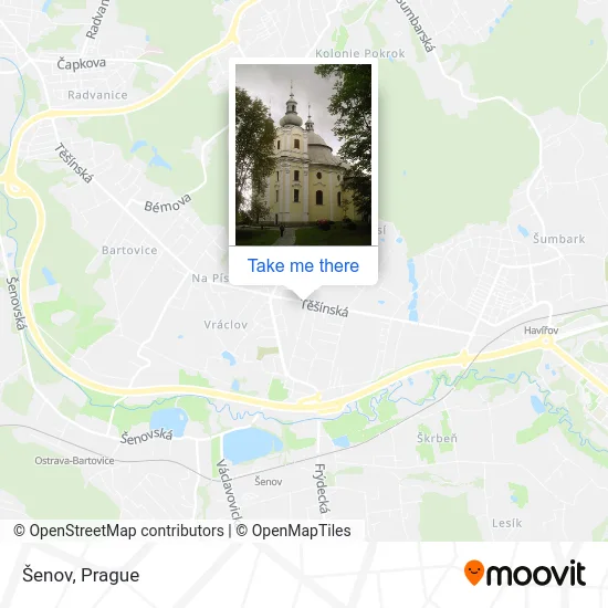 Карта Šenov