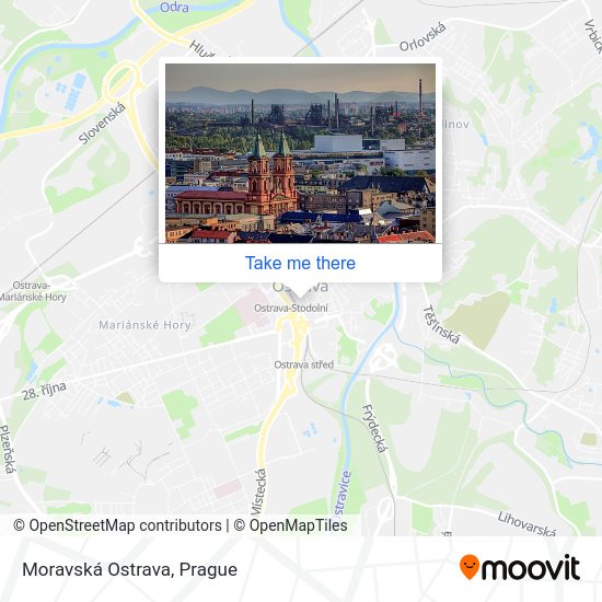 Moravská Ostrava map