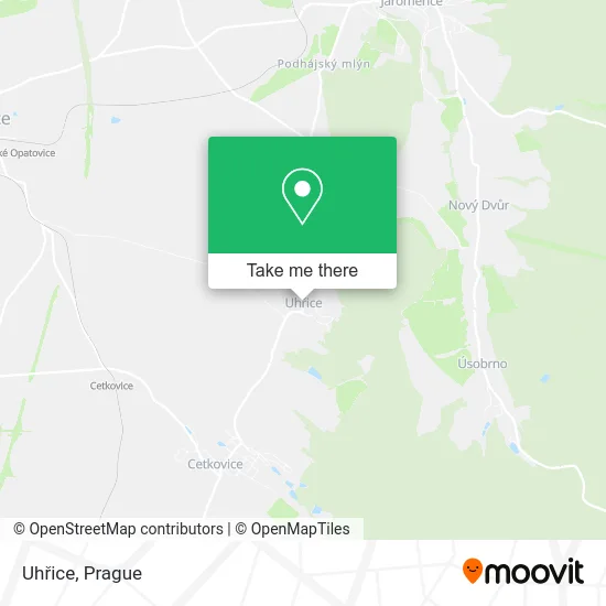 Карта Uhřice