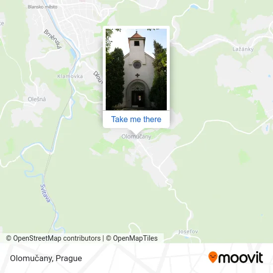 Карта Olomučany