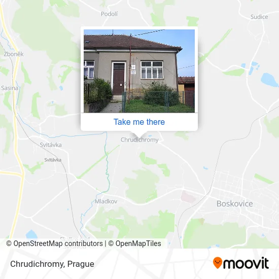 Карта Chrudichromy