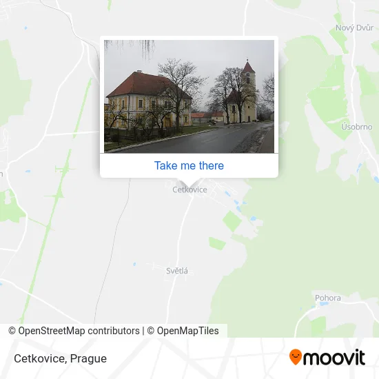 Карта Cetkovice