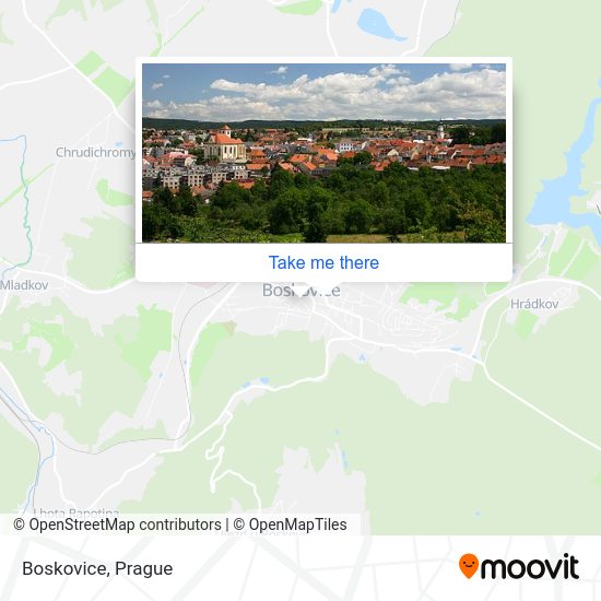 Boskovice map