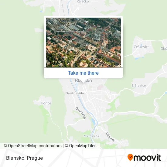 Карта Blansko