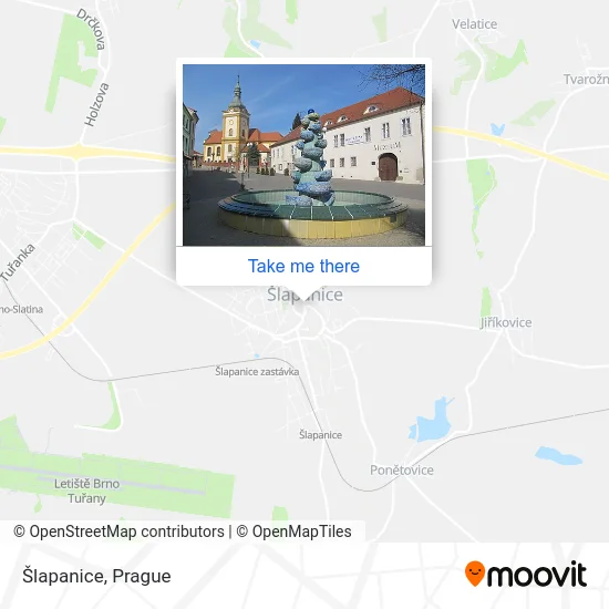 Карта Šlapanice