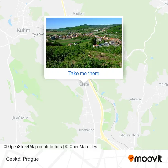 Карта Česká