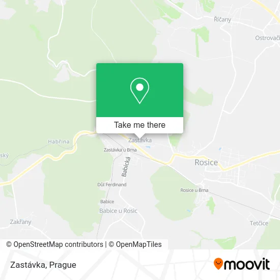 Карта Zastávka