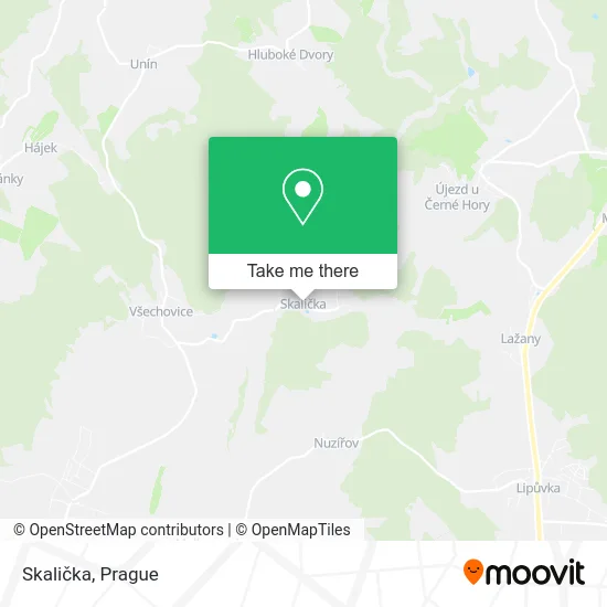 Карта Skalička