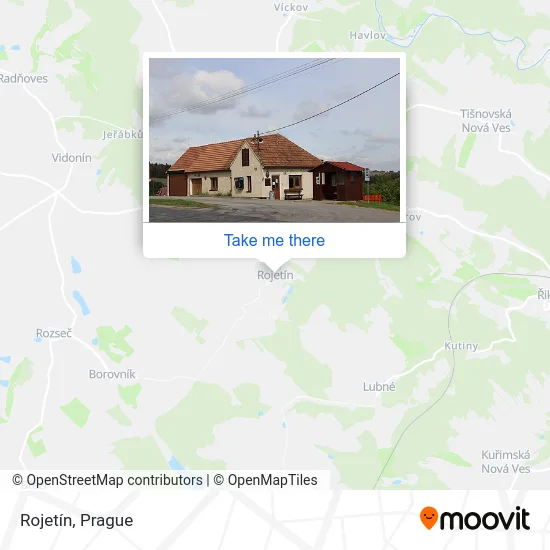 Карта Rojetín