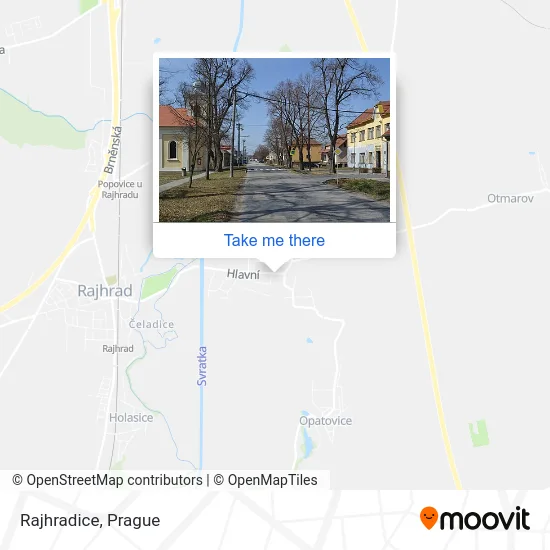 Карта Rajhradice