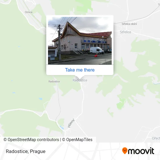 Карта Radostice