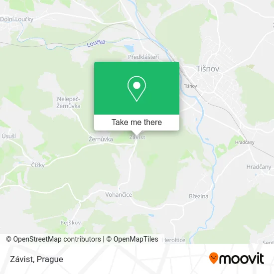 Карта Závist