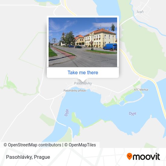 Карта Pasohlávky