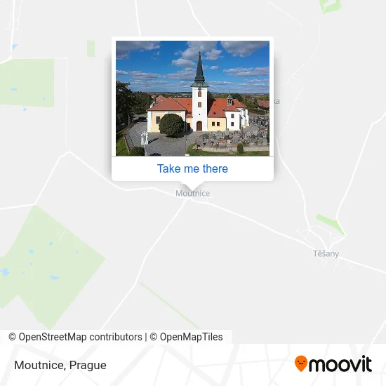 Карта Moutnice