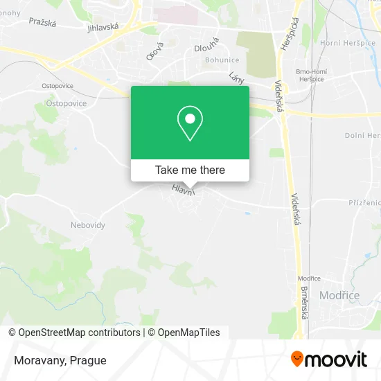 Карта Moravany