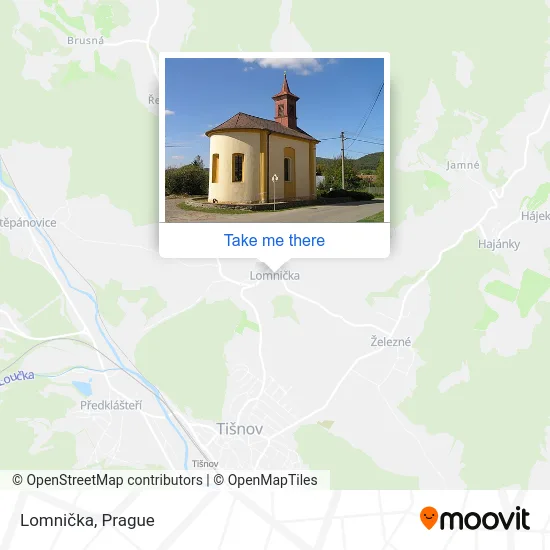 Карта Lomnička