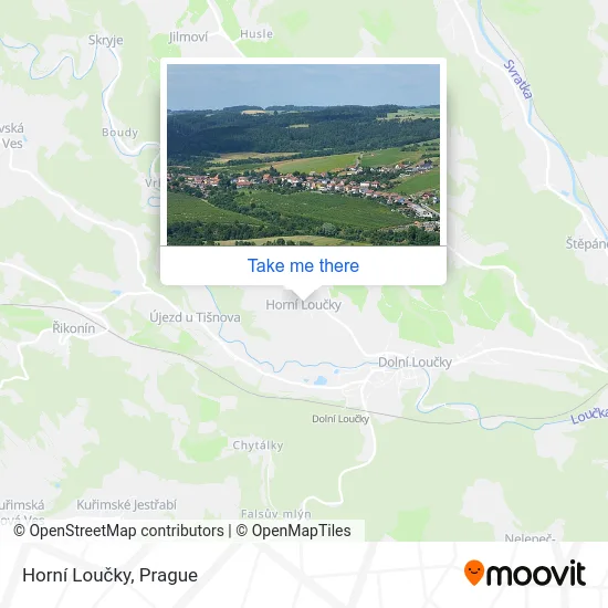 Horní Loučky map