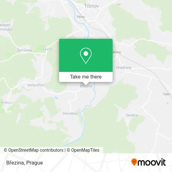 Карта Březina