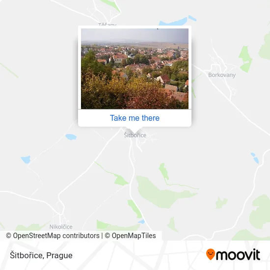 Карта Šitbořice