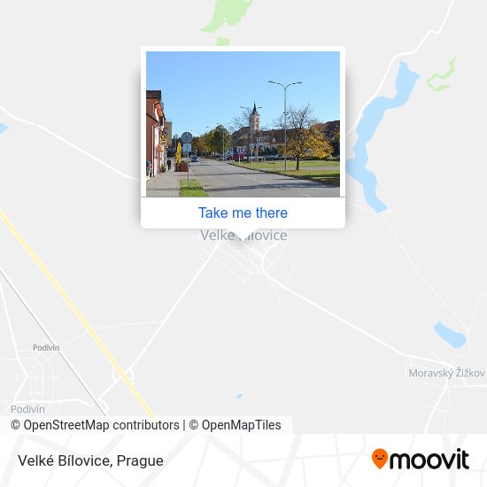 Velké Bílovice map